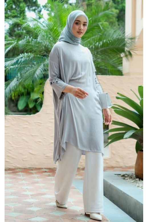 Azzura Kaftan Tunik Grey